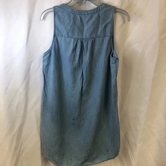 Soft Joie Crissle Chambray Shift Dress S - Picture 7 of 10